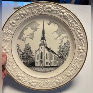 Evangelical Lutheran Church Greencastle Pa  Commemorative Plate